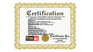Công ty STID mới được cấp thêm chứng chỉ L1 (iOS) từ liên minh FIDO